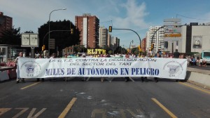 Gran participación en la manifestación de Málaga