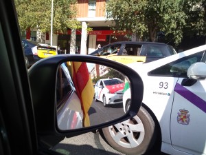 Han estado presentes taxis de toda España